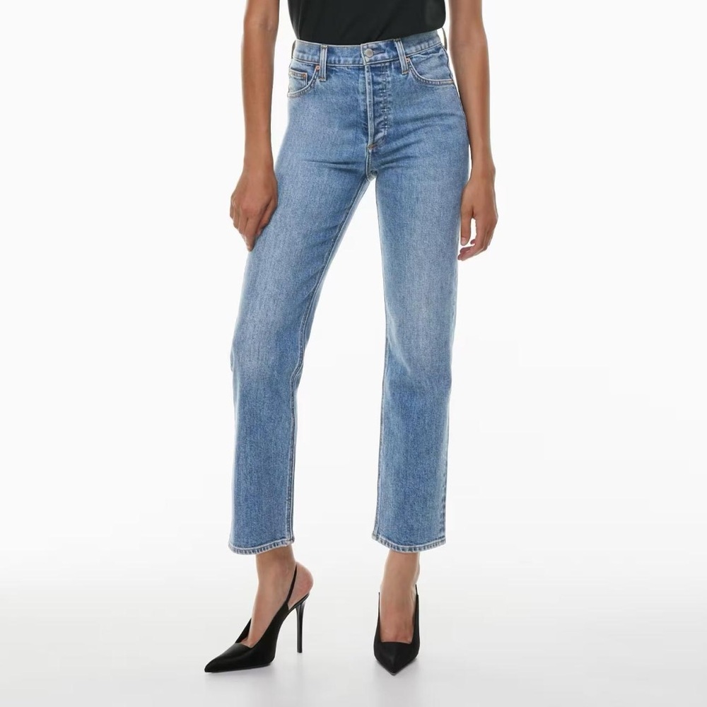 Aritzia High Rise Blue Jeans